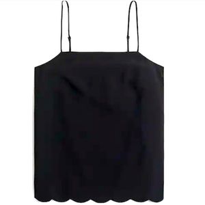 J crew scalloped hem cami